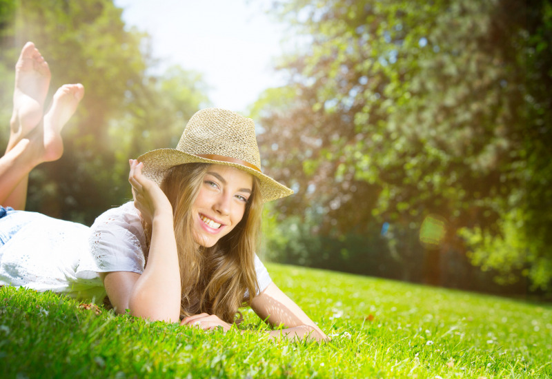 Protezione al sole di primavera